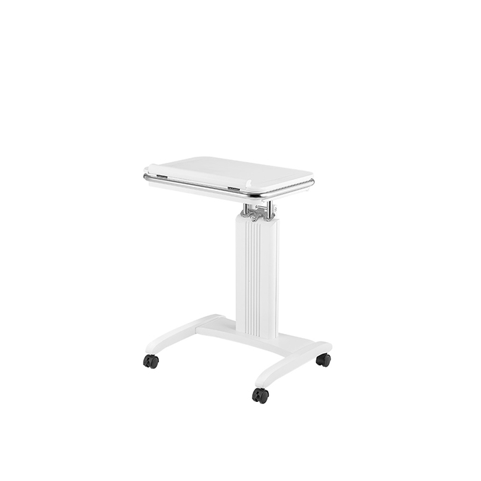 rolling laptop desk, height adjustable laptop table, height adjustable computer table