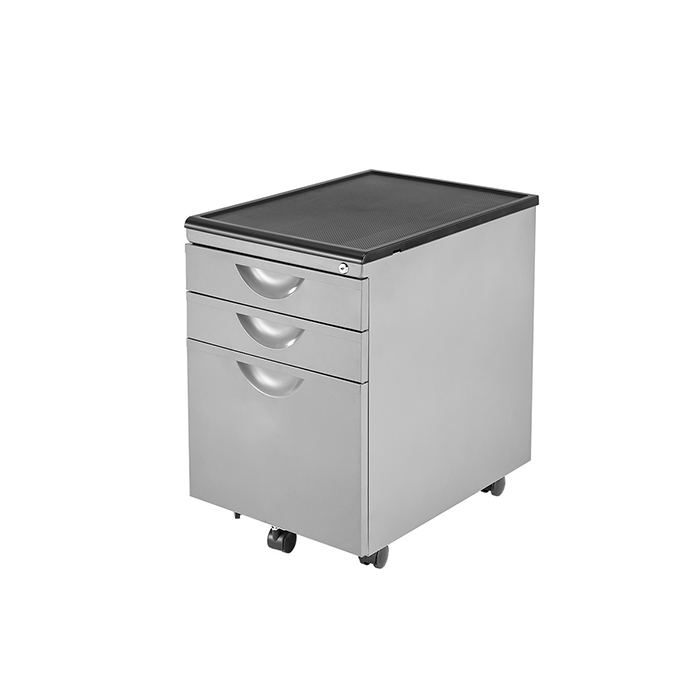 3 drawer mobile vertical filing cabinet, steel filing cabinet, steel mobile file cabinet