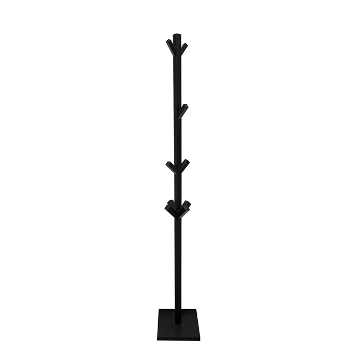 Floor Stand Clothes and Hat Rack with 10 Hooks